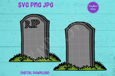 Tombstone SVG PNG JPG Cut Files Graphic by kaybeesvgs · Creative Fabrica