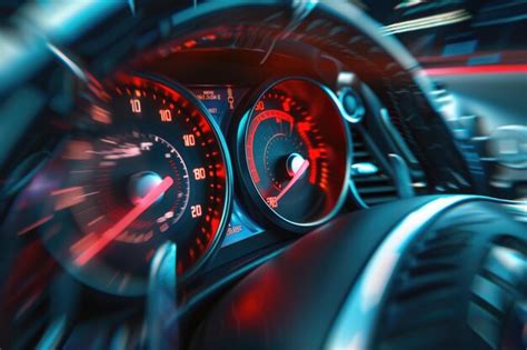 Aumentar A Velocidade De Um Carro - O velocímetro de um carro moderno mostra uma alta velocidade de ...