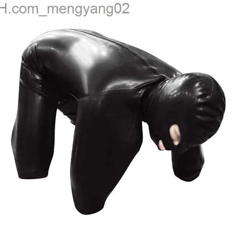 Sexy Set Hommes Sexy Wetlook Faux Cuir Latex Catsuit Body Lingerie Rotique Zentai Gay Cosplay