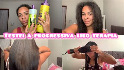 TESTEI A PROGRESSIVA LISO TERAPIA EM CASA YouTube