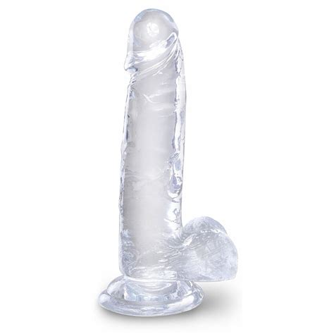 Dildo King 7 Inch Penis Transparent pe Sexlab ro cu livrare discretă