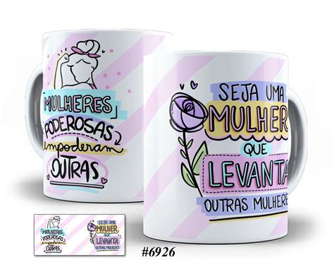 Caneca Dia Internacional Da Mulher Pandoca Elo