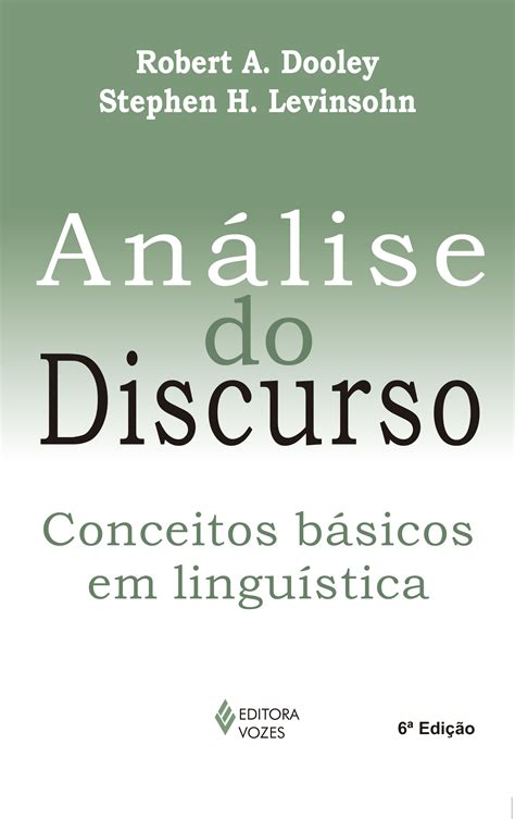 Análise Do Discurso Conceitos Básicos Em Linguística Booklover