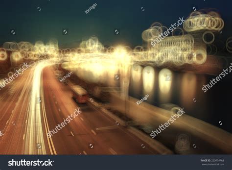 Background Blur Night Traffic Jams Traffic Stock Photo 223074463 ...