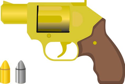 Gun Weapon Revolver Ammunition - classical clipart png download - 1200* ...