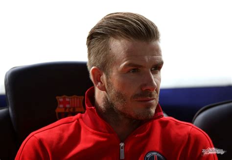 April 9th - Barcelona - David at PSG x Barcelona game - David Beckham ...