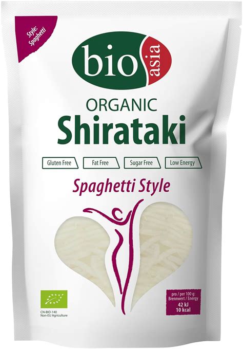 Bioasia Bio Shirataki Spaghetti Nudeln Aus Aus Bio Konjakmehl Mit