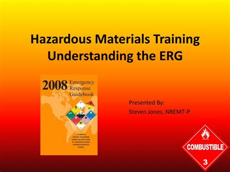 PDF Hazardous Materials Training Understanding The ERG Training