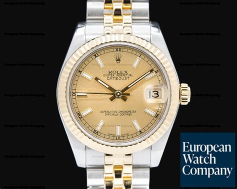 Rolex Rolex Datejust Champagne Dial Ss K European