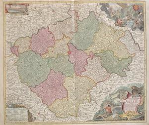 Mappa Geographica Totius Regni Bohemiae In Xii Circulos Divisae