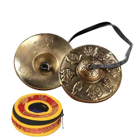 Medita O Tibetana Tingsha Cymbal Bell Nepal Pingente De Bronze Casa