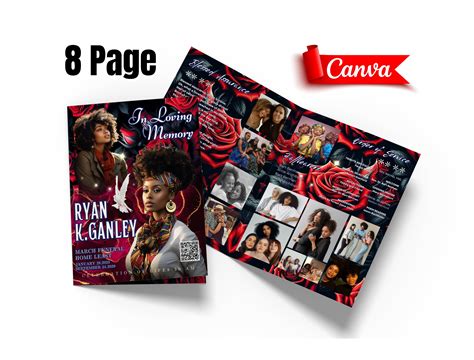 funeral Booklet template | Templates & Themes ~ Creative Market