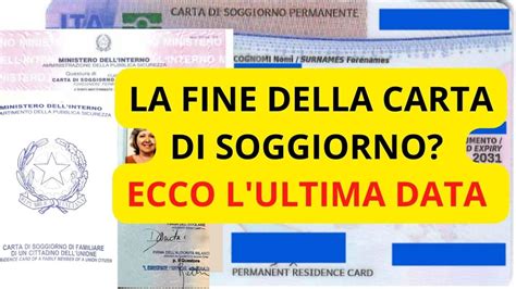 Scadenza Formato Cartaceo Carta Di Soggiorno