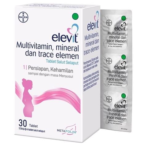 Jual Elevit Multivitamin Mineral Dan Trace Elemen Persiapan