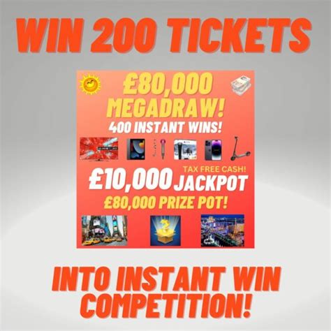 Win Tickets Into The Main Instant Win Draw Breeze Competitions