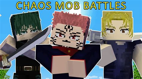 Minecraft Jujutsu Kaisen Mod Chaos Mob Battles Youtube