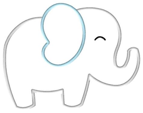 Free Printable Baby Elephant Template Printable Templates 118674 | The ...