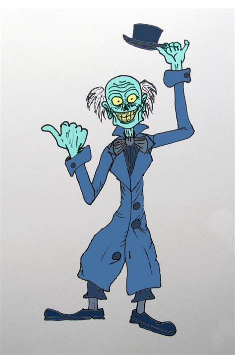 Ezra Hitchhiking Ghost Disney Haunted Mansion Hitchhiking Ghosts