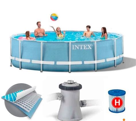 Купить Круглый каркасный бассейн Metal Frame Pool Intex 28702 (Интекс ...