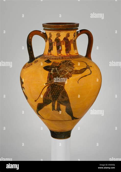 Terracotta Neck Amphora Jar Attributed To A Painter Of The Princeton