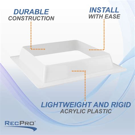 Rv Skylight Interior Trim Ring Garnish Recpro