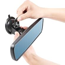 Amazon 12 Large Convex Rear View Mirror Suction Cup Anti Glare