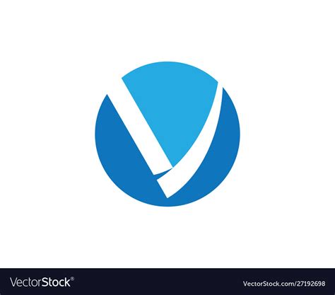 Letter V Symbol Design Royalty Free Vector Image