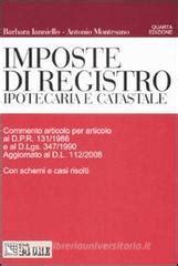 In Libreria Imposte Di Registro Ipotecaria E Catastale