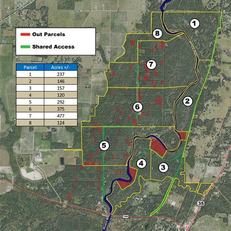 Map - Peace River Preserve, interactive map