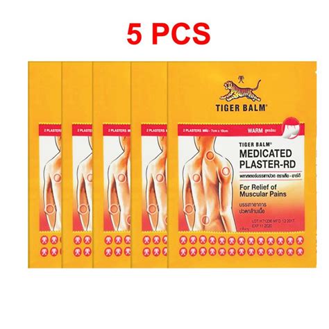 7*10cm Tiger Balm Согревающий и обезболивающий тигровый пластырь ...