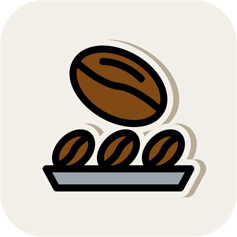 Coffee Beans Vector Icon Design 20156224 Vector Art At Vecteezy