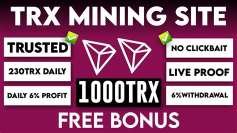 Best Tron Trx Cloud Mining Website Trx Mining Today Trx Mining