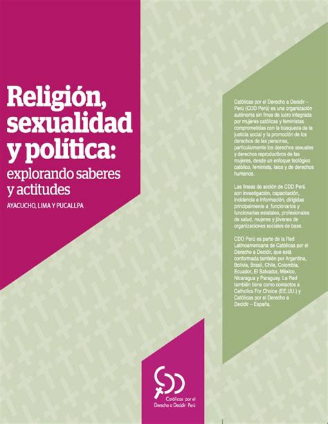 Religiosexualidadypolitica Centro Virtual Del Conocimiento En Diversidad Sexual