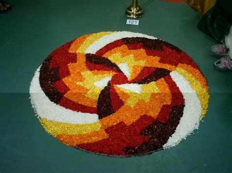 Latest Kerala News Informations Onam Pookalam Design