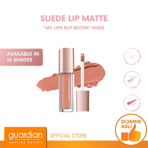 Jual Instaperfect Suede Lip Matte MLBB Nude Lip Cream Cover Blurry Transfer Resistant