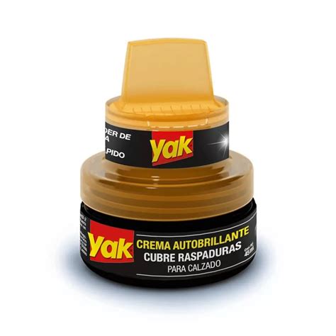 Crema Autobrillante Para Calzado Negro Yak 45 Ml New Power International