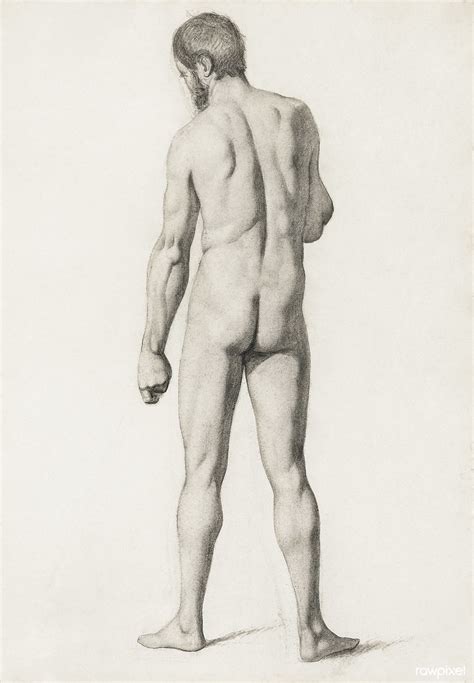 Academic Nude Seen From The Back By Paul C Zanne Flickr