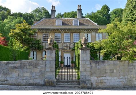 Exterior Wall Entrance English Country Mansion Stock Photo 2098788691 ...