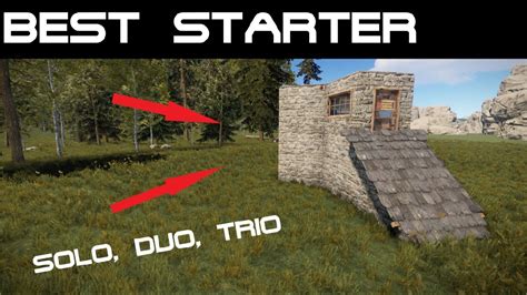 The Best Starter Base Ever Rust Youtube