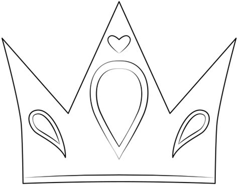 Princess Crown Printable Template | Free Printable Papercraft Templates