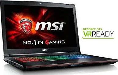 MSI GE72 6QF APACHE PRO GAMING NOTEBOOK INTEL I7 6700HQ 16GB RAM 128GB