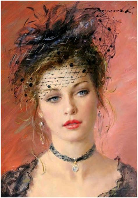 Ggallery M I Garmash Beautiful Oil Paintings Portrait Art Portrait