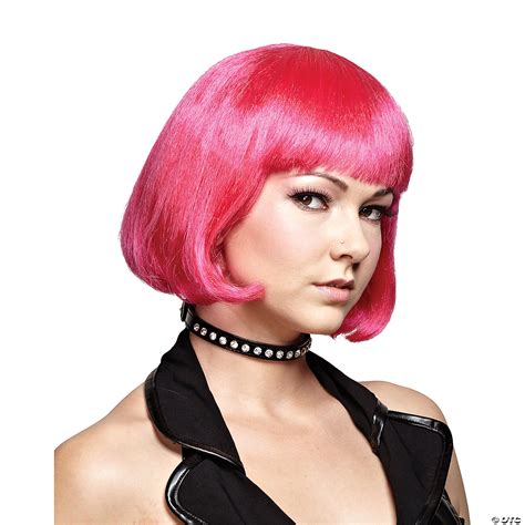 Hot Pink Bob Wig