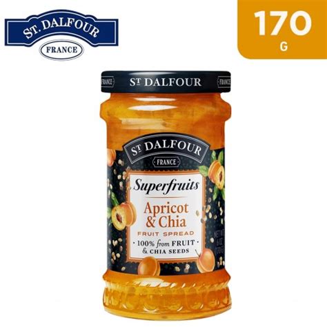 Buy St Dalfour Superfruits Apricot Chia Fruit Spread 170 g توصيل