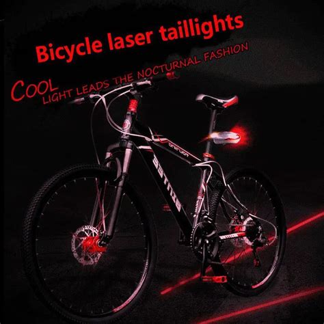 5 Led 2 Laser 7 Modus Radfahren Sicherheit Fahrrad Hinten Lampe