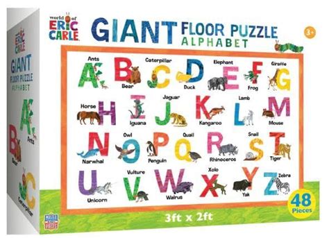 Puzzles48pc Carle Alphabet Bellaflor