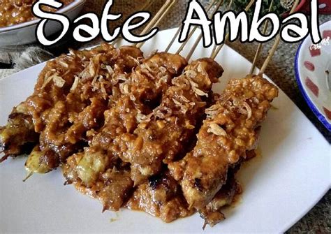 Resep Sate Ambal Khas Kebumen Oleh Titin Gisa Cookpad