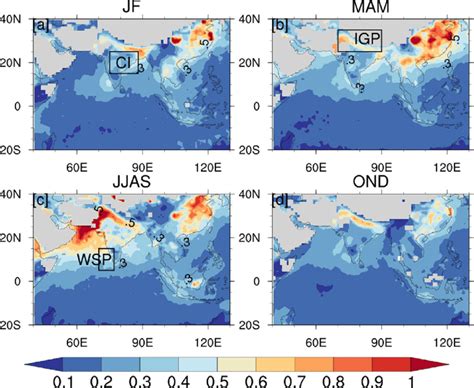 Seasonal Climatology Of Aod Distribution Over East Asian Region During