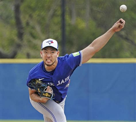 菊池雄星がマイナー紅白戦戦登板 当初ヤンキース戦予定も同地区ライバル回避 Mlb写真ニュース 日刊スポーツ