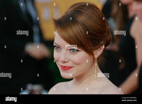 Emma Stone At The 18th Annual Screen Actors Guild Awards Arrivals Held